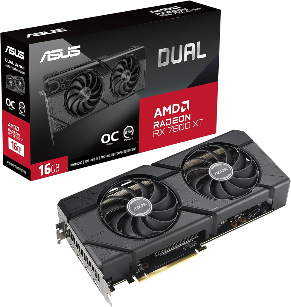 ASUS Dual Radeon RX 7800 XT 16GB