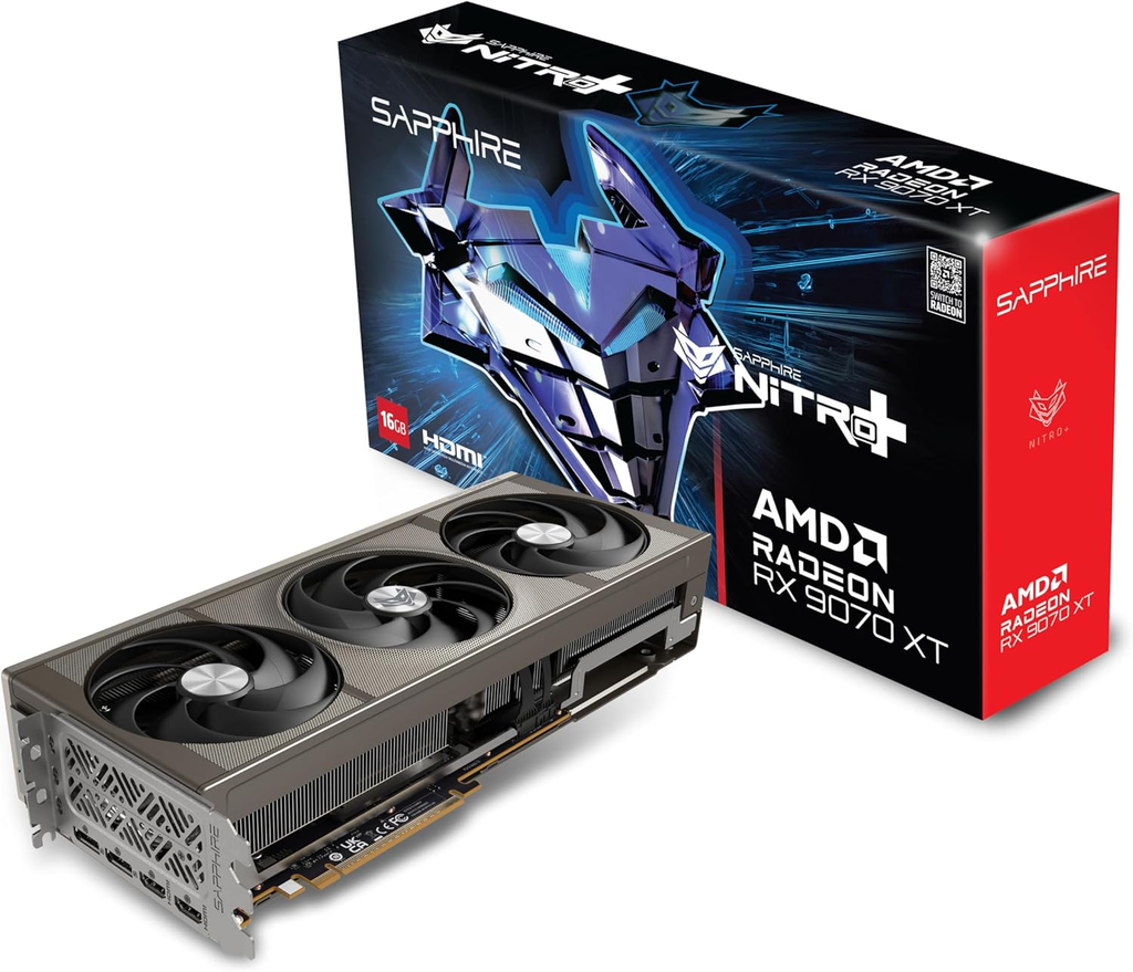 SAPPHIRE AMD Radeon™ RX 9070 XT 16GB Nitro+