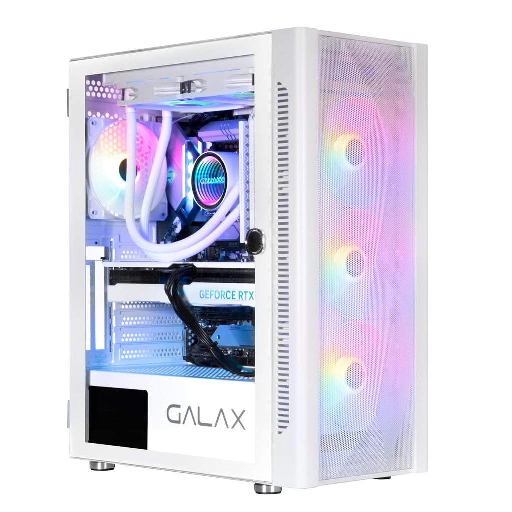 GALAX PC Case Revolution-06 (REV-06W) White Gaming Cabinet