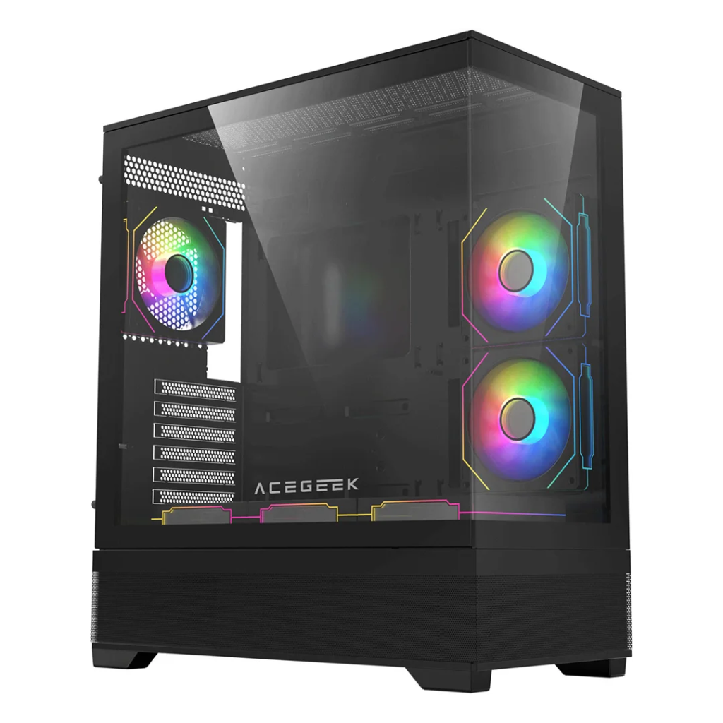 ACEGEEK CRUISER L460 (TYPE-C) 6 ARGB FANS BLACK 