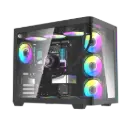 TORTOX CURVO V2 BLACK 7 ARGB FANS CASE 