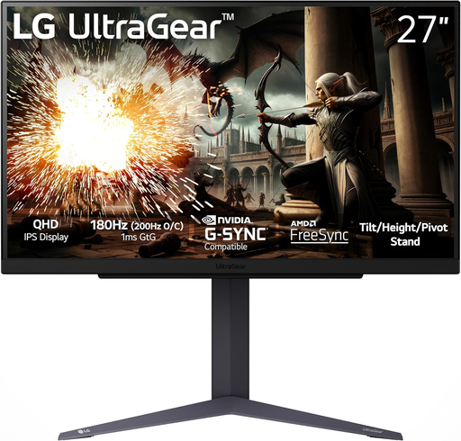 LG 27GS75Q-B 27-inch Ultragear QHD