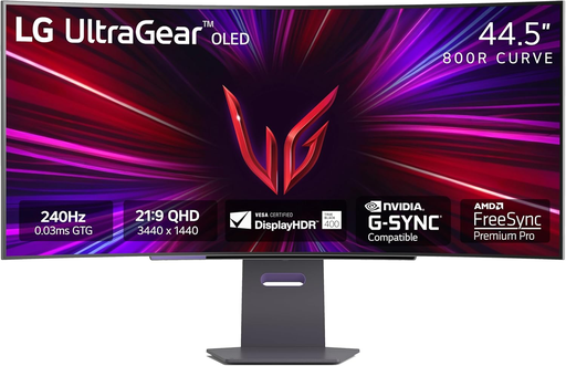 LG 45GS95QE Ultragear OLED Curved Gaming Monitor 45-Inch 